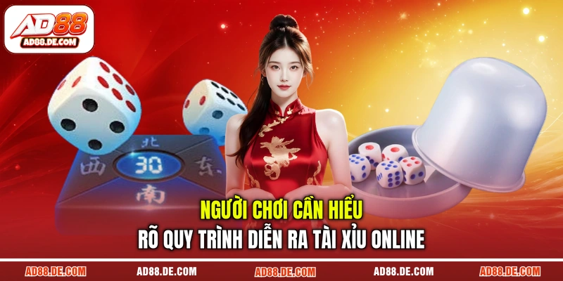 Người chơi cần hiểu rõ quy trình diễn ra Tài xỉu online