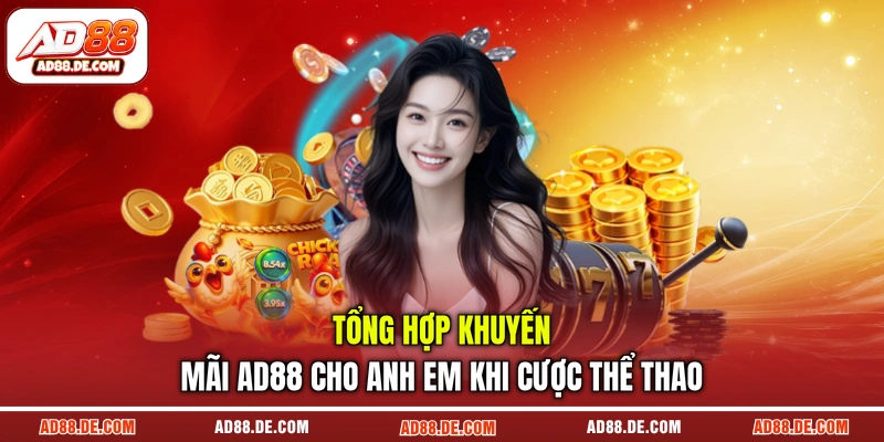 Tổng hợp khuyến mãi AD88 cho anh em khi cược thể thao