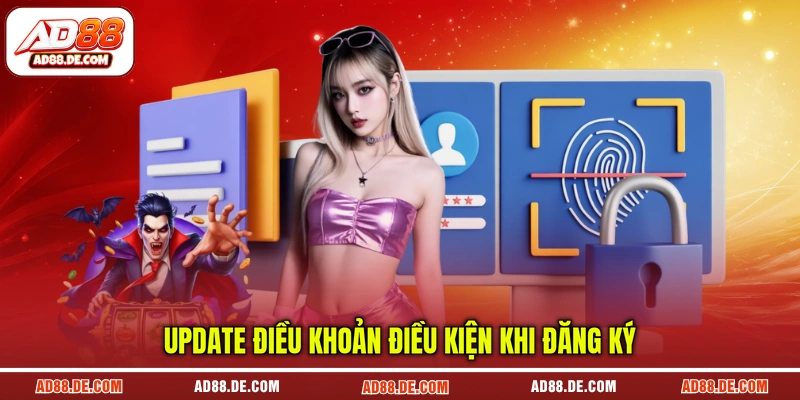 Update điều khoản điều kiện khi đăng ký